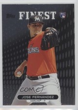 2013 Topps Finest Jose Fernandez #59 0j6