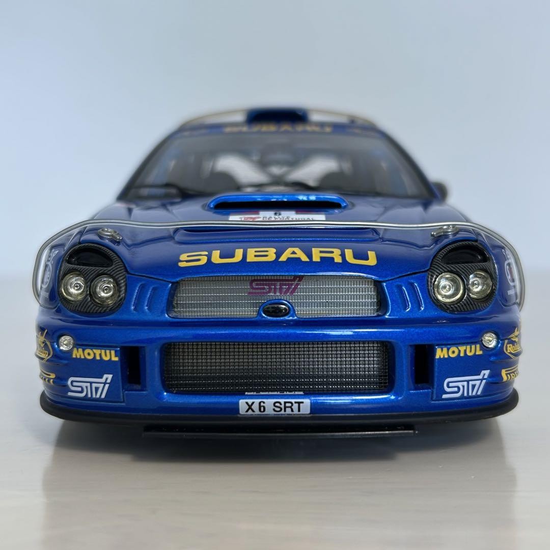 AUTOart 1/18 Subaru Impreza WRC Portugal Rally 2001 Petter Solberg