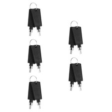 Reusable Black Metal Freezer Lock Key Replacement for Refrigerator Chest Freezer