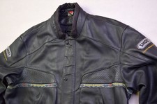 Shoei Leder Jacke Motor Rad Bike Racing Performance Jacket Vintage 90s 62 XL-XXL