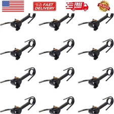 12pcs Model Trains HO Scale Horn Coupler Hook 20mm E-Z Mate Magnetic Knuckle ...