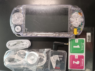 Sony PSP 1004 Transparent Purple - Set mit 128GB - getestet