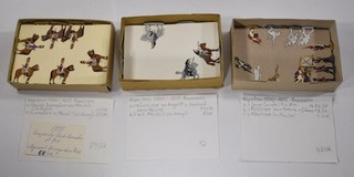 173x Flachfiguren NAPOLEON 1800 1815 Garde Grenadiere Zinnfiguren Konvolut Set