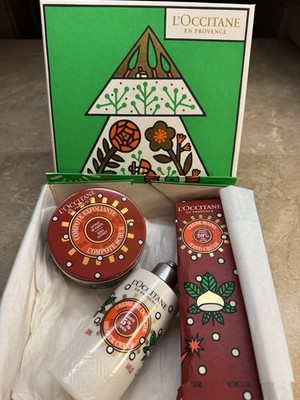 L'occitane en Provence 3PC Green Chestnut Collection Skincare Discontinued NIB