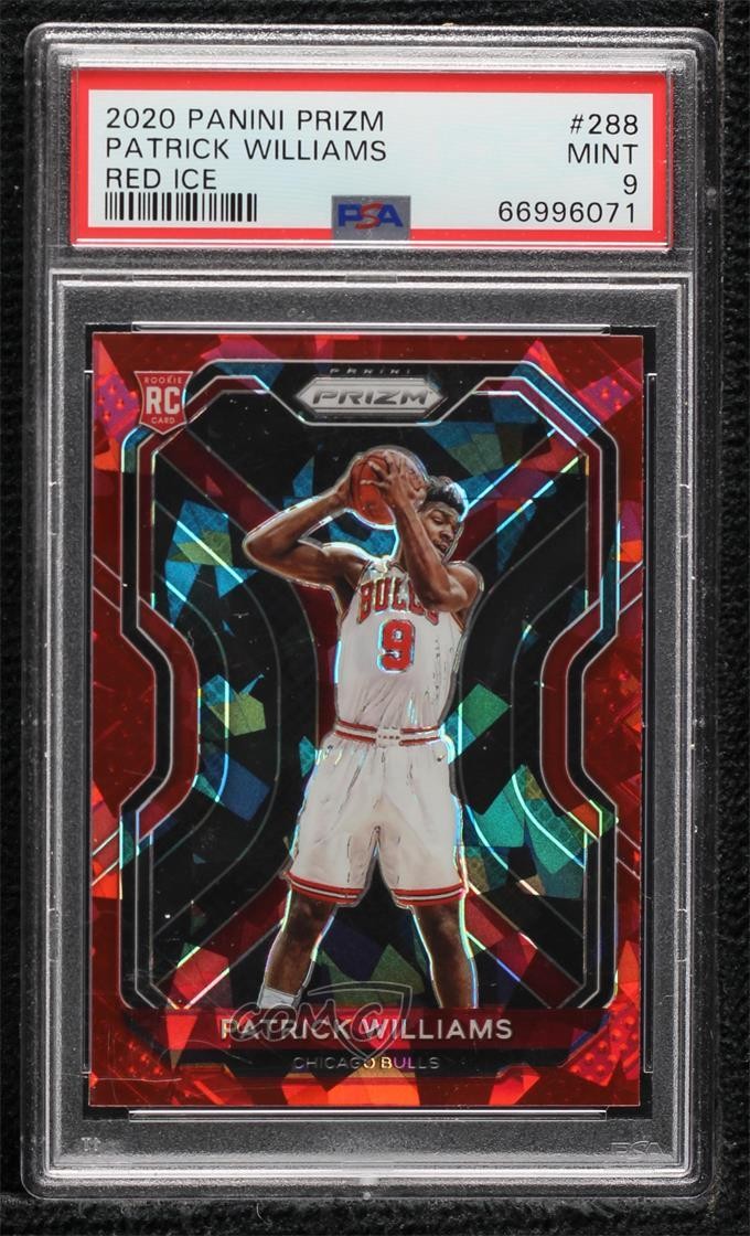 2020-21 Panini Prizm Red Ice Patrick Williams #288 PSA 9 MINT Rookie RC 2l4