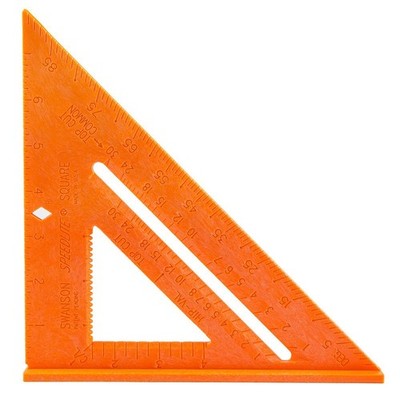 Swanson Tool Co T0118 8 inch Orange Composite Speedlite Speed Square Layout T...