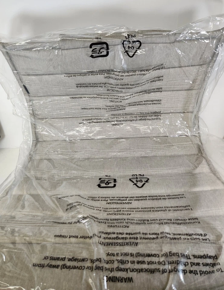 Cojín chaise salón Storigami resistente al agua 80 x 26 pulgadas gris jaspeado Foto 4 de 4