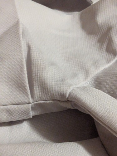 Vintage Barco White Short Sleeve Dress, Light Gray Polyester /Nilon- Large Size - Picture 23 of 23