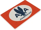American Airlines Logo Airplane Retro Vintage Garage Wall Décor Metal Tin Sign