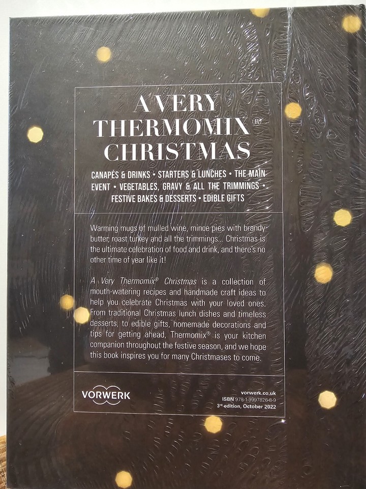 A Very Thermomix Christmas Vorwerk Thermomix Recipe Book Hardback New