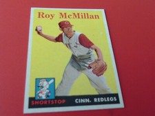 1958  TOPPS   ROY  McMILLAN  #360   REDLEGS  BASEBALL  NM /  MINT  OR  BETTER !!
