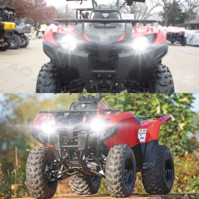 #ad #ad For 2007 2018 Yamaha Grizzly 300 550 700 2x H4 6000K COB LED Headlight Bulbs Kit $18.89