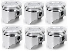 Silvolite Cast Pistons Set6 For Ford 200 250 6-cylinder 1963-1983 Std Bore Silvolite Cast Pistons Set6 For Ford 200 250 6-cylinder 1963-1983 Std Bore