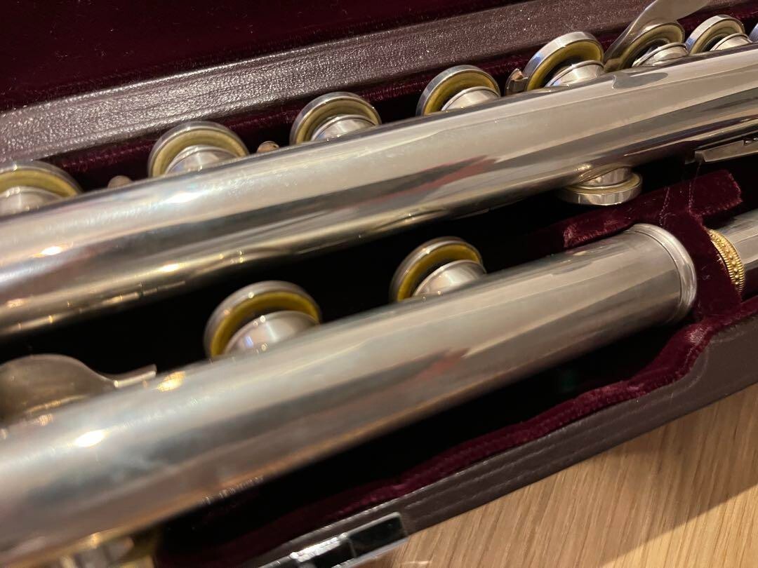 MURAMATSU FLUTE AD RC All silver Flute Vintage hard case included From