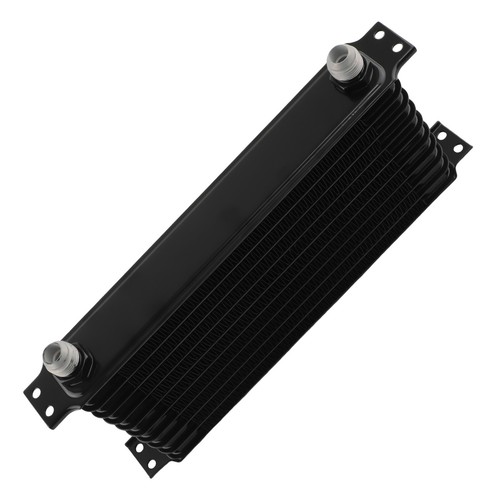 10 Row AN10 Universal Engine Transmission Oil Cooler Filter Adapter Hose Kit 1.4 - Picture 2 of 11