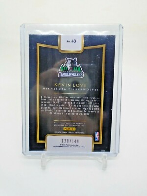2015-16 PANINI SELECT THROWBACK KEVIN LOVE GAME-WORN JERSEY PATCH