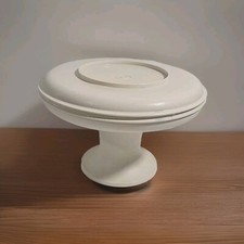 Tupperware 3 Piece Serve It All Pedestal Pie Cake Stand 1531-5 1532-6 1533-5-