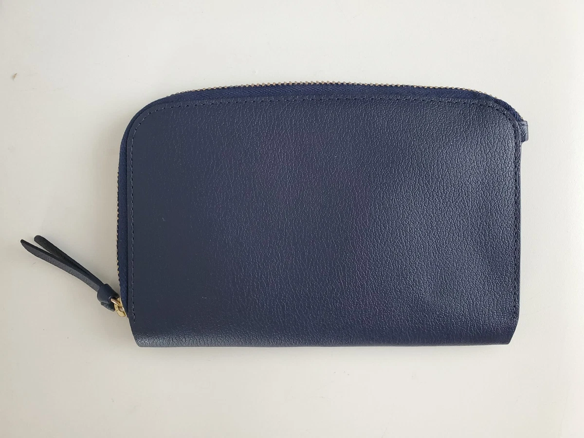 NWOT Bellroy Women s Pocket Wallet Navy Blue Leather