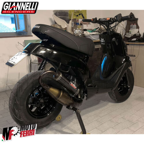 Marmitta Giannelli SHOT V4 Minarelli verticale MBK Booster Spirit Yamaha bws 50 - Foto 2 di 4