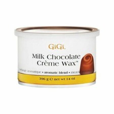 GiGi Milk Chocolate Cr me Wax, 14oz. Aromatic Blend. Hair Removal. Soft Wax.