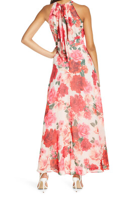 Eliza J Floral Print Halter Maxi Dress Size 4 | eBay Eliza J Floral Print Halter Maxi Dress Size 4 | eBay