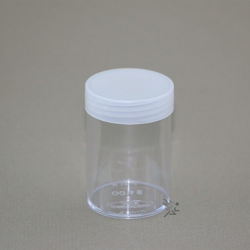 Edgar Marcus Silver Dollar (NOT Eagle) Round Coin Storage Tube Holders Qty: 100 - Picture 2 of 2