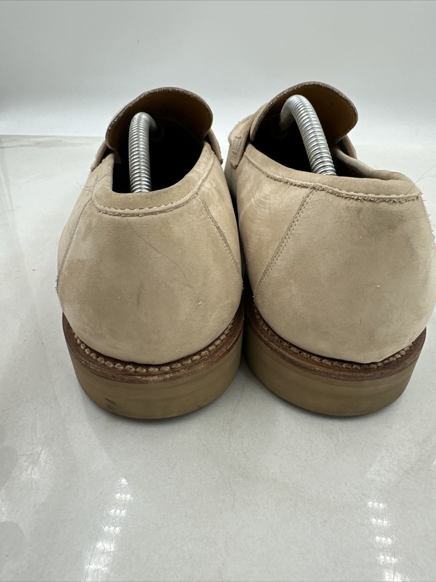 Grenson Shoes Mens Size 13 D Suede Penny Loafers Floyd Tan  display picture 3