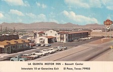 La Quinta Moter Inn motel El Paso Texas Postcard 1971 posted 70s