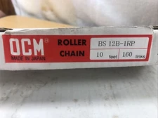 OCM BS 12B-1R Metric British Standard Roller Chain 10FT Roll (5812)