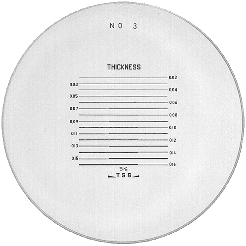 Peak 1976 Lupa de medición Juego de escala de rejilla especial, 7x - Imagen 4 de 7