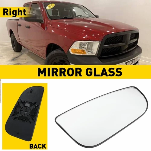 Tow Mirror Outer Glass Convex Passenger Side For Ram Dodge 1500 2500 3500 4500