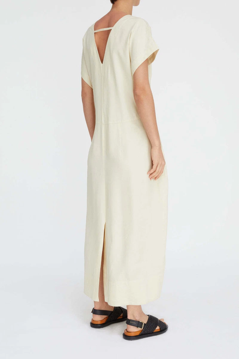 Lee mathews top white dress
