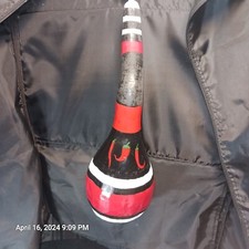 Hand Painted Maraca XL Gourd Rumba Shekere Percussion Very Loud