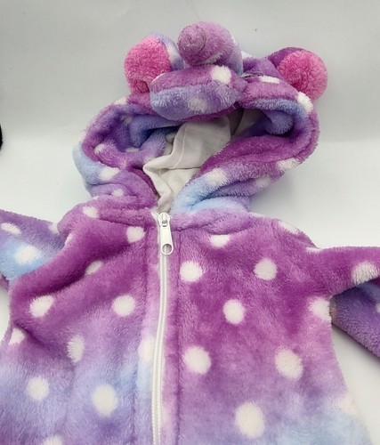 Dollie and Me 18" Compatible One-Piece Rainbow Unicorn Costume Pajamas - Picture 2 of 5