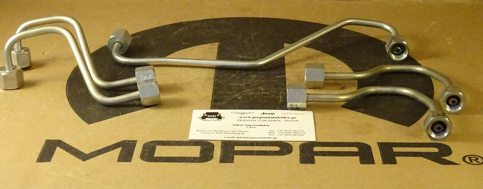 Fuel Injection Pipe Kit Jeep Liberty KJ 05-07 2.8D 68035645AA New OEM Mopar - Image 3 of 4