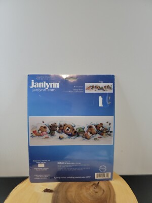 Janlynn Counted Cross Stitch Kit 19''X7''-Sleepy Bears #195-0601 (14 Count)