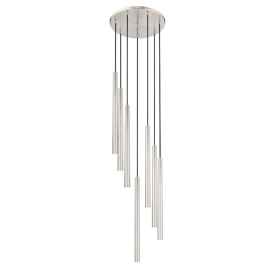 Z-Lite 919MP24-7R-BN-LED Forest Chandelier Brushed Nickel