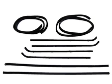 1964-1966 Chevrolet GMC Pickup Truck Door Window Glass Weatherstrip Seal Kit