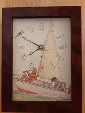 Bryn Parry Studios Whimsical Clock Vintage Used Very Rare Great  Cond Keeps Time