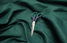 HUNTER GREEN Faux Micro Suede upholstery fabric Polyester upholstery
