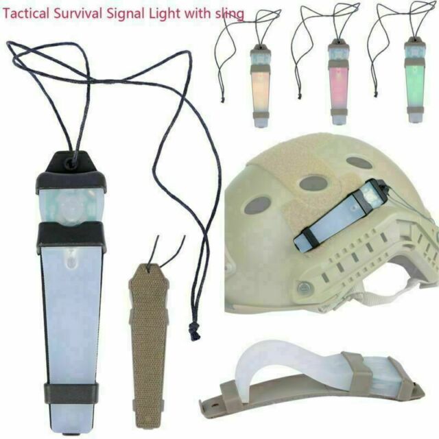 Gel Tactical E-Lite Strobe Lamp Survival Helmet LED Airsoft IR Signal Light ZSD