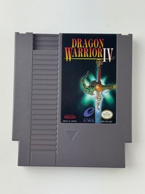 Dragon Warrior 4 (Nintendo NES, 1992) CIB Complete w/Protector, Manual & Box VGC