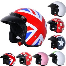 ZORAX / LEOPARD Motorcycle Open Face Motorbike Helmet On Road