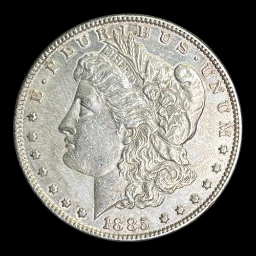 1885 Morgan Silver Dollar, AU