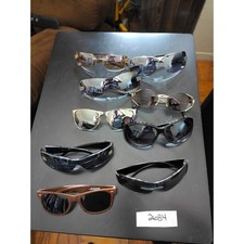 Fun Unbranded Sunglasses Lot Women OS Multi Color Y2K Shield Rhinestone 9pc