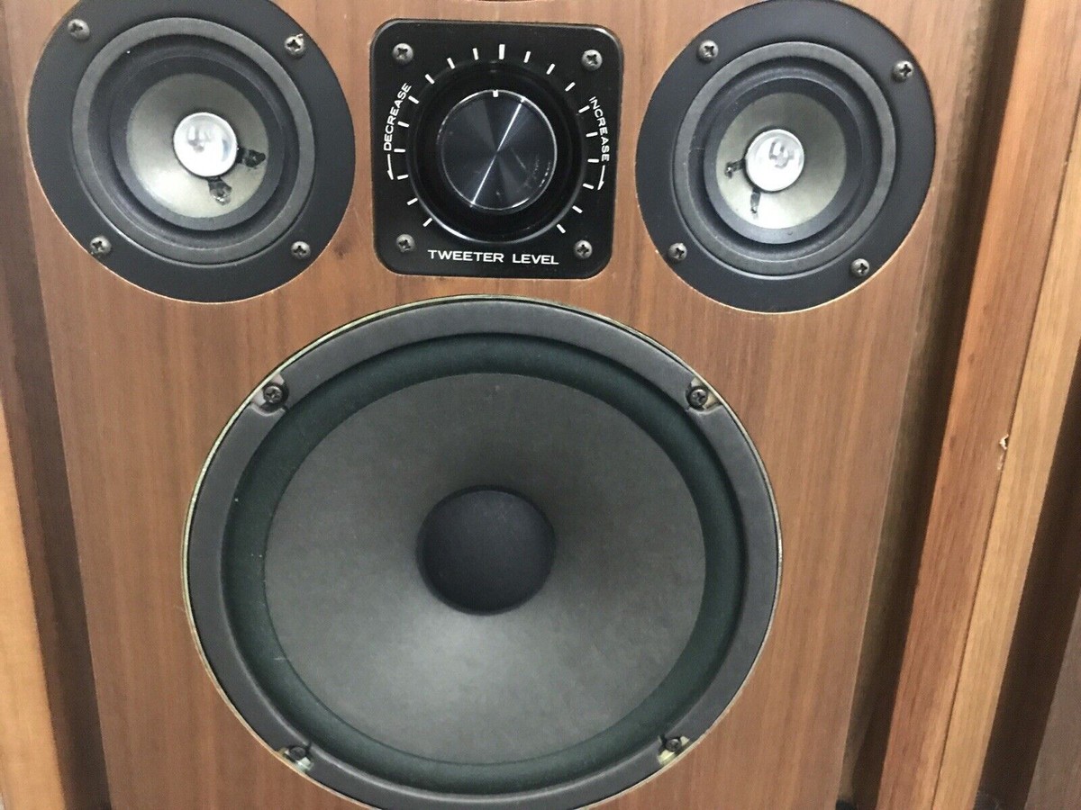 Sony Ss-4200 RARE Made in Japan 1970s Floor Speakers Set of 2 Wood