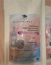 CARTRIDGES FOR FRACTIONAL MESOTHERAPY, SCREW TYPE. 10 Nano & 10-36 NEEDLES