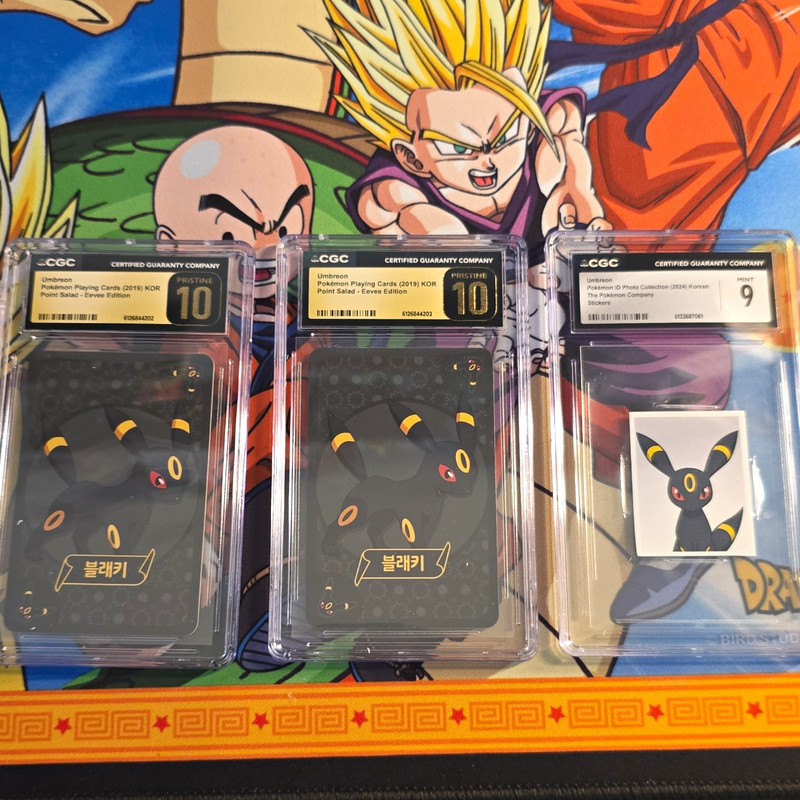 CGC Graded 2019 Pokemon Point Salad Eevee Edition KOR 3-Card Lot Umbreon
