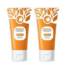Orange Enzyme Exfoliating Gel Face  Body 2PCS, Gel Exfoliante Facial y Corporal