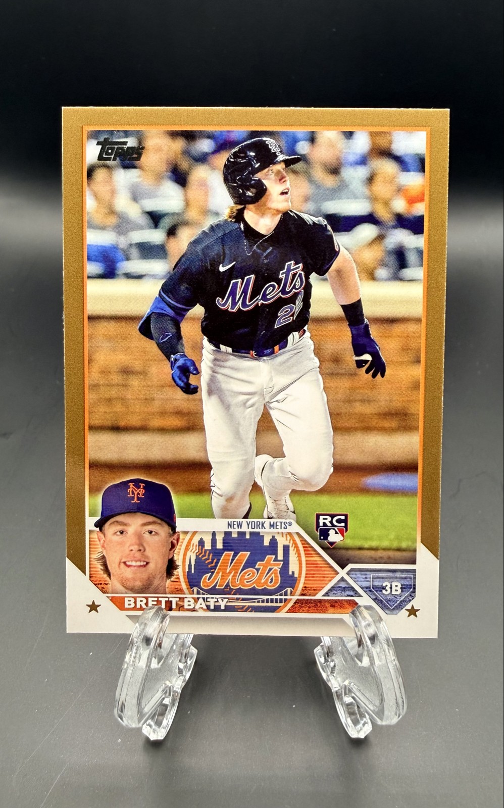 2023 Topps Series 1 - Brett Baty #89 Gold /2023 (RC)